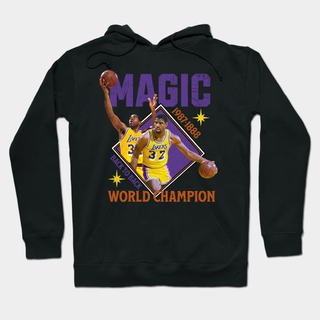 Magic Back To Back Champions Hoodie by jasmine ruth